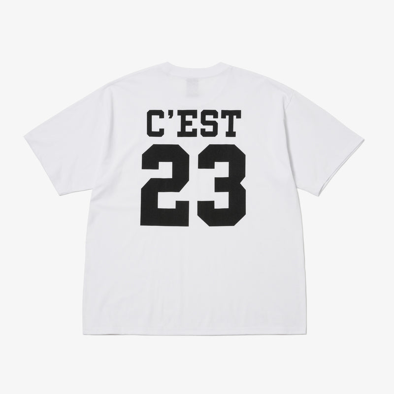 GOAT 23 LOGO S/S TEE WHITE