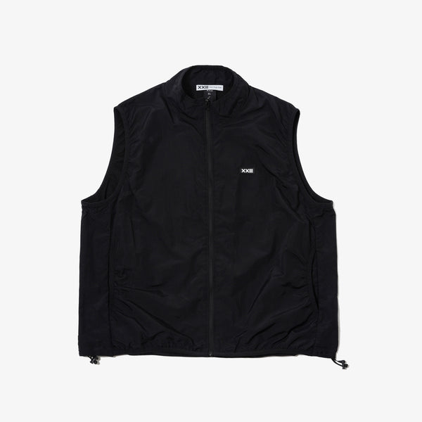 ICON NYLON LIGHT WEIGHT PACKABLE VEST BLK