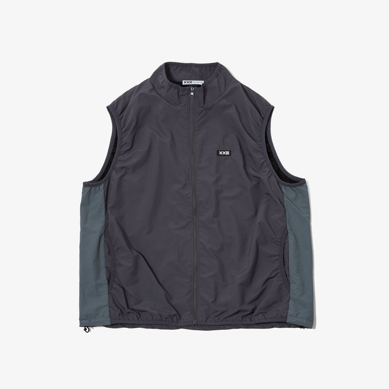ICON NYLON LIGHT WEIGHT PACKABLE VEST ICE GRAY