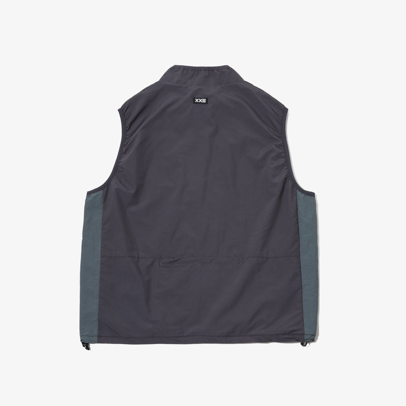 ICON NYLON LIGHT WEIGHT PACKABLE VEST ICE GRAY