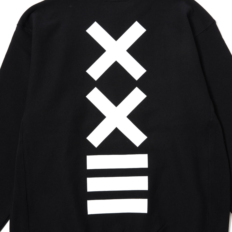 CLASSIC LOGO CREW SWEAT BLACK