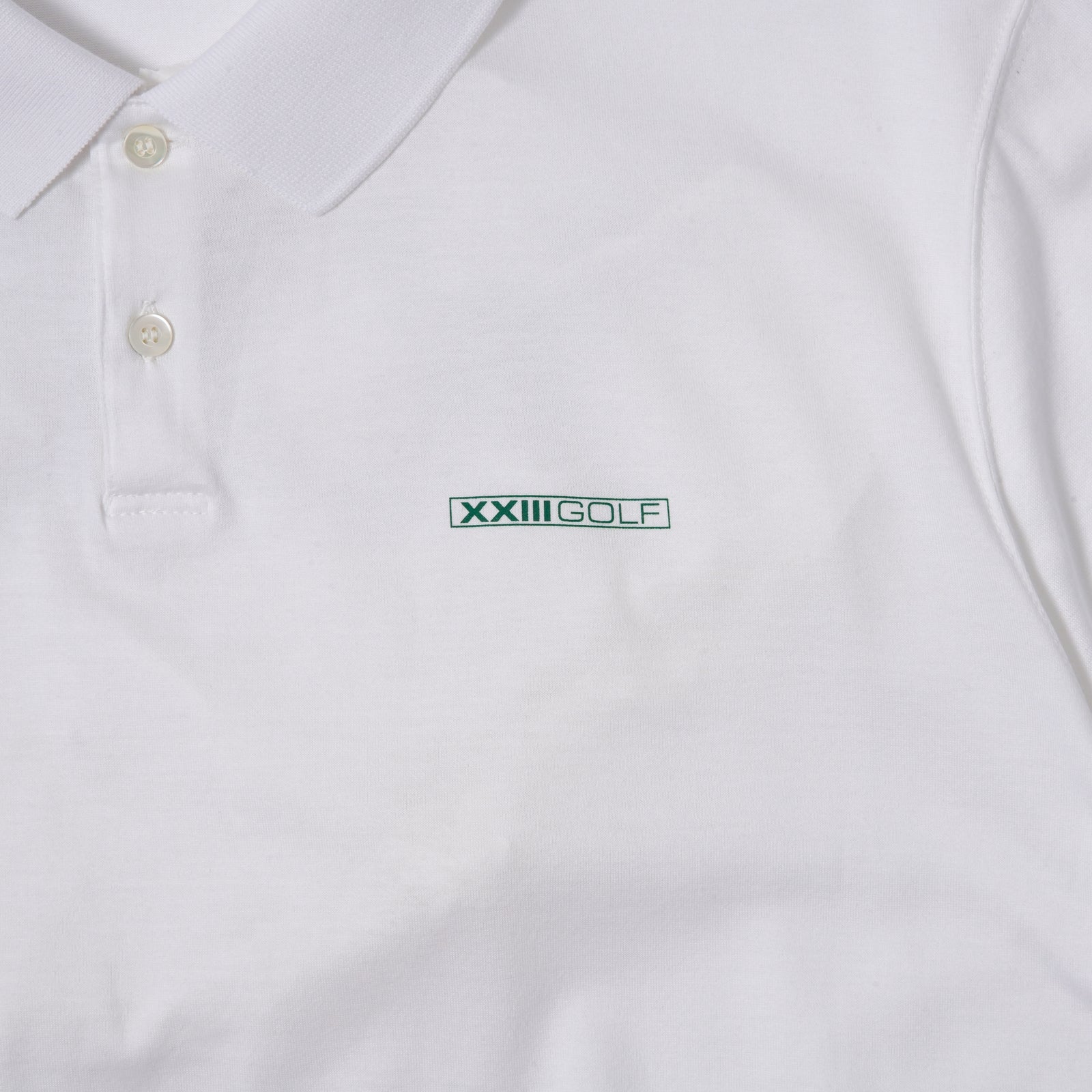 GIZA COTTON POLO GOLF CLUB WHITE – XXIII C'EST VINGT-TROIS