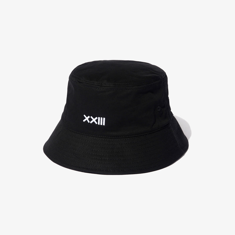 【カイ/モモ着用】[DXOH] LOGO BUCKET HAT BLACK