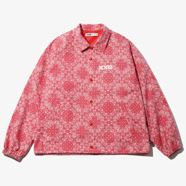 PAISLEY COACH JACKET RED