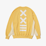 COLOR SWITCHING CREW SWEAT YELLOW