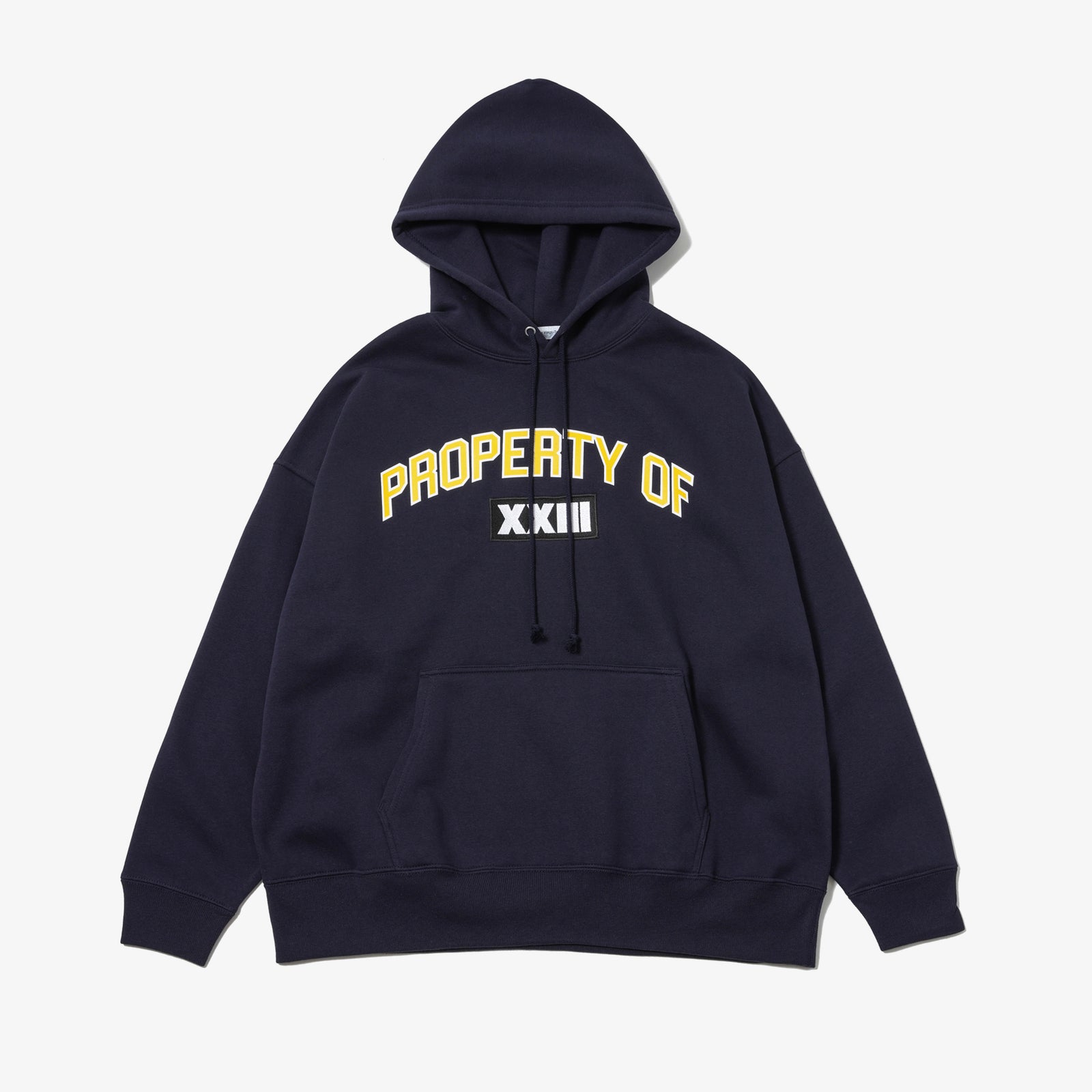 XXⅢ C'est Vingt-Trois　パーカー　フーディ PROPERTY OF XXlll WIDE HOODIE NAVY – XXIII C'EST VINGT-TROIS