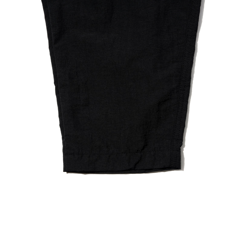 NYLON ANKLE TAPERED PANTS BLK