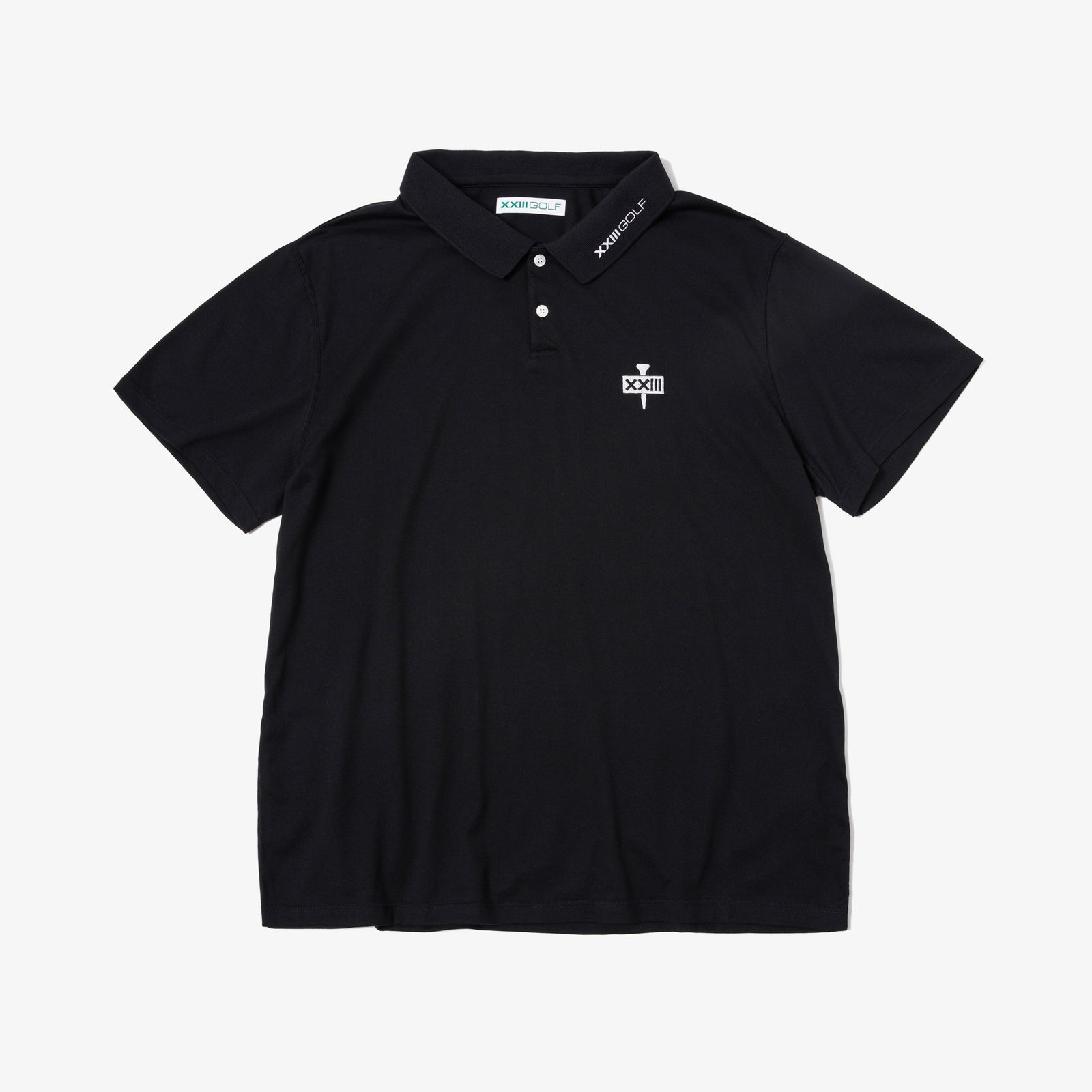 最も完璧な POLO COTTON GIZA GOLF VINGT-TROIS C'EST XXIII – BLACK TEE その他