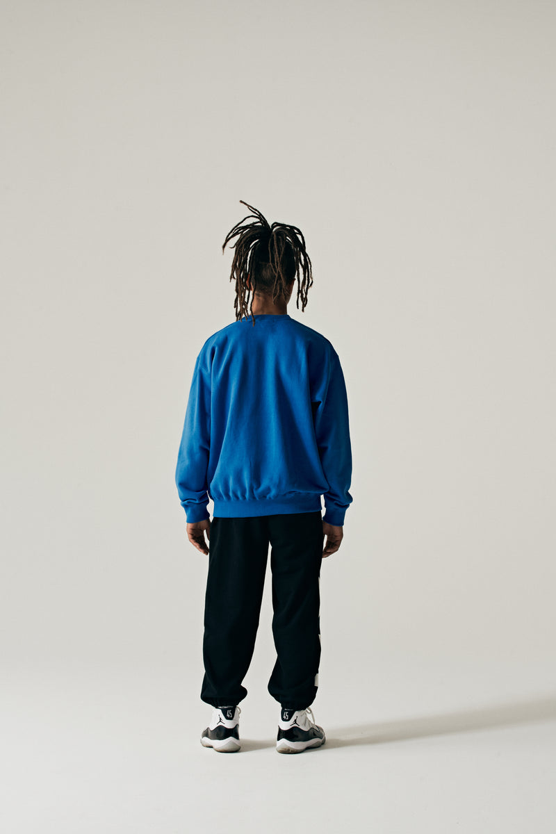 CVT SCRIPT LOGO CREW SWEAT WHITE
